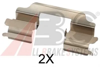 Комплектующие, колодки дискового тормоза A.B.S. купить