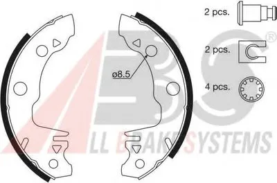 Комплект тормозных колодок A.B.S. купить