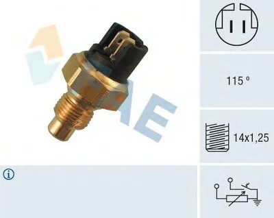 Датчик, температура охлаждающей жидкости FAE купить