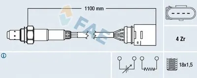 Лямда-зонд FAE купить
