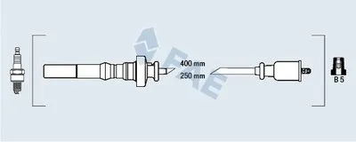 Комплект проводов зажигания FAE купить