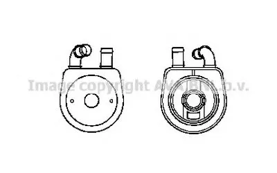 Масляный радиатор, автоматическая коробка передач AVA QUALITY COOLING купить