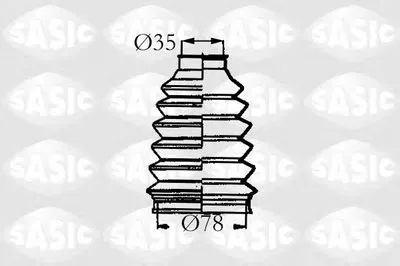 Комплект пылника, приводной вал SASIC купить