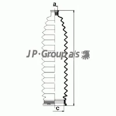 Комплект пылника, рулевое управление QH JP GROUP купить