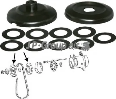 Ременный шкив, генератор JP GROUP купить