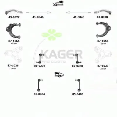 Подвеска колеса KAGER купить
