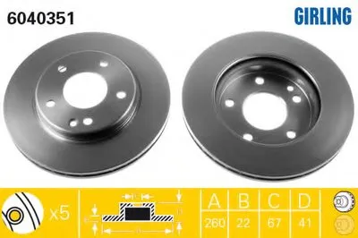 Тормозной диск GIRLING купить