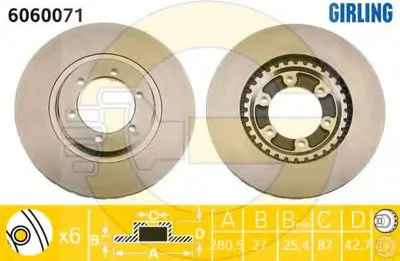 Тормозной диск GIRLING купить