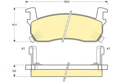 Комплект тормозных колодок, дисковый тормоз GIRLING купить