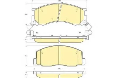 Комплект тормозных колодок, дисковый тормоз GIRLING купить