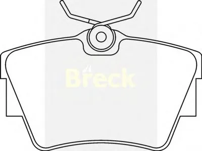 Комплект тормозных колодок, дисковый тормоз BRECK купить