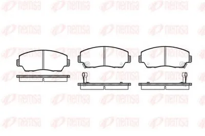 Комплект тормозных колодок, дисковый тормоз KAWE купить