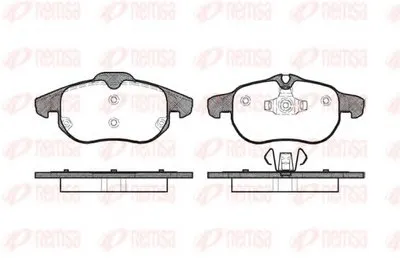 Комплект тормозных колодок, дисковый тормоз KAWE купить