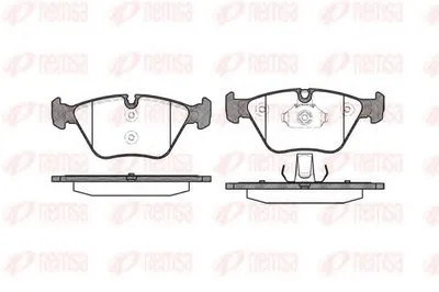 Комплект тормозных колодок, дисковый тормоз KAWE купить