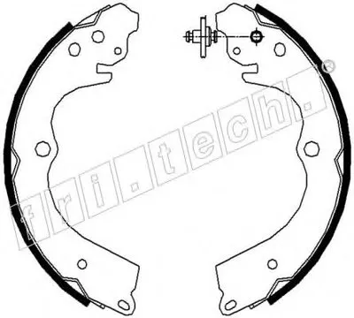 Комплект тормозных колодок fri.tech. купить