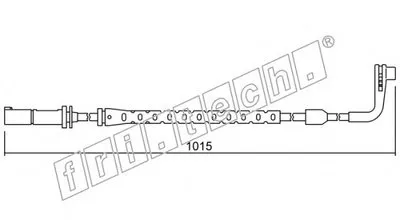 Сигнализатор, износ тормозных колодок fri.tech. купить