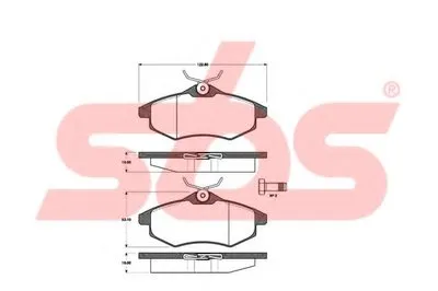 Комплект тормозных колодок, дисковый тормоз sbs купить