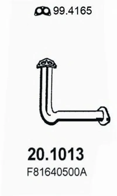 Труба выхлопного газа ASSO купить