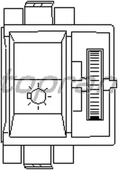 Выключатель, головной свет TOPRAN купить