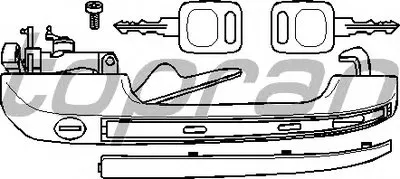 Ручка двери TOPRAN купить