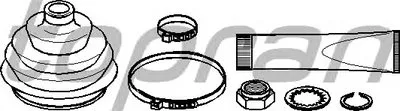 Комплект пылника, приводной вал TOPRAN купить