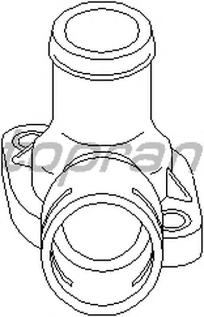 Фланец охлаждающей жидкости TOPRAN купить