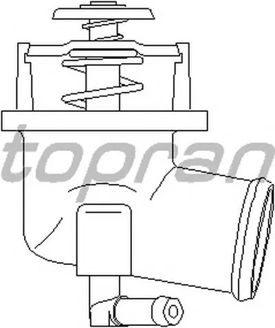 Термостат, охлаждающая жидкость TOPRAN купить