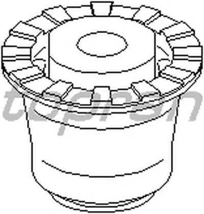 Втулка, балка моста TOPRAN купить
