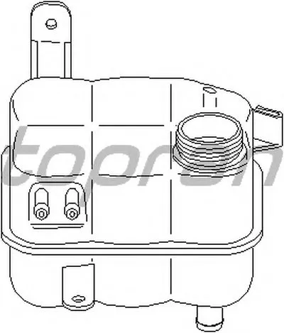 Компенсационный бак, охлаждающая жидкость TOPRAN купить