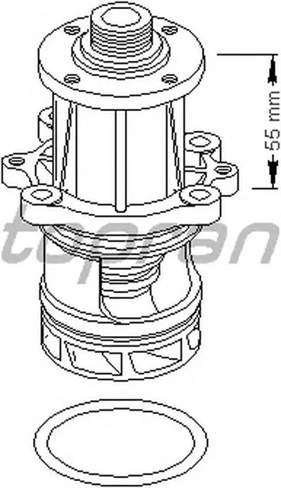 Водяной насос TOPRAN купить