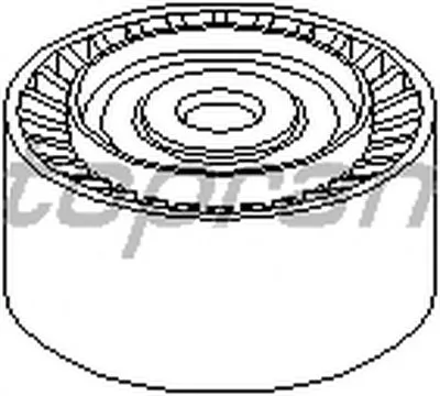 Паразитный / ведущий ролик, поликлиновой ремень TOPRAN купить