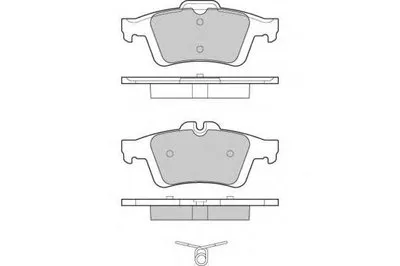 Комплект тормозных колодок, дисковый тормоз E.T.F. купить