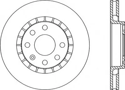 Тормозной диск ADAPTIVE OPEN PARTS купить