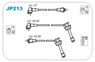 Комплект проводов зажигания JANMOR купить