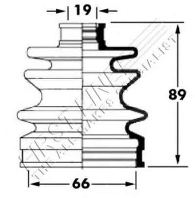 Пыльник, приводной вал FIRST LINE купить