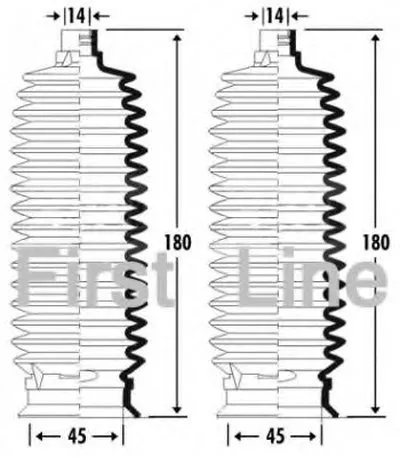 Пыльник, рулевое управление FIRST LINE купить