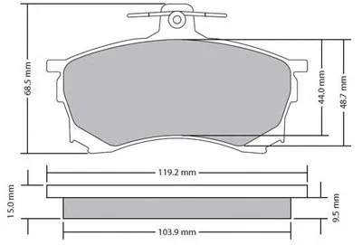 Комплект тормозных колодок, дисковый тормоз FREMAX купить