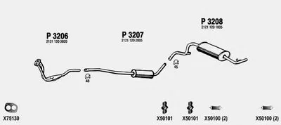 Система выпуска ОГ FENNO купить