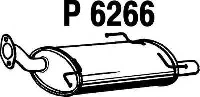 Глушитель выхлопных газов конечный FENNO купить