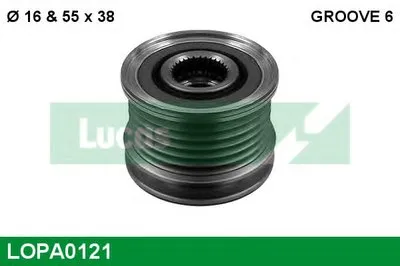 Механизм свободного хода генератора LUCAS ENGINE DRIVE купить