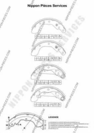 Комплект тормозных колодок NPS купить