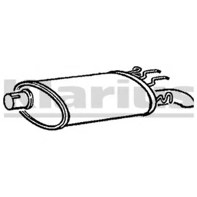 Глушитель выхлопных газов конечный KLARIUS купить