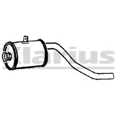 Средний глушитель выхлопных газов KLARIUS купить