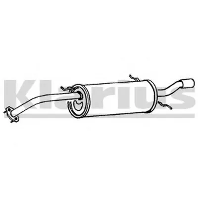 Глушитель выхлопных газов конечный KLARIUS купить