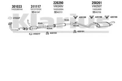 Система выпуска ОГ KLARIUS купить