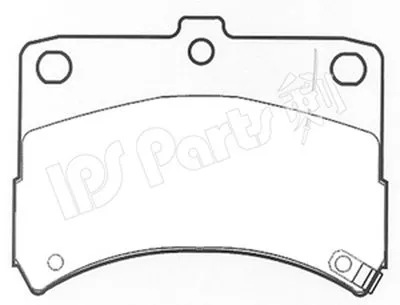 Комплект тормозных колодок, дисковый тормоз IPS Parts IPS Parts купить