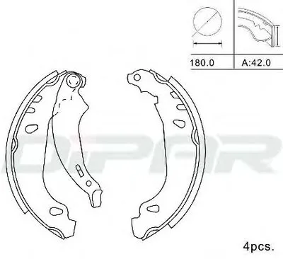 Комплект тормозных колодок DITAS купить
