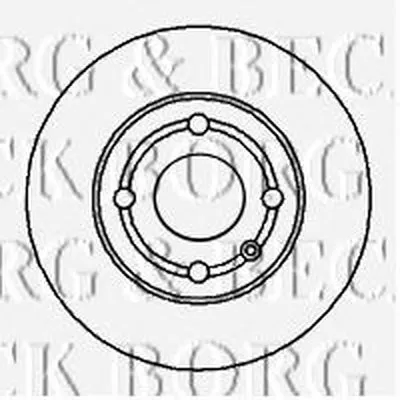 Тормозной диск BORG & BECK купить