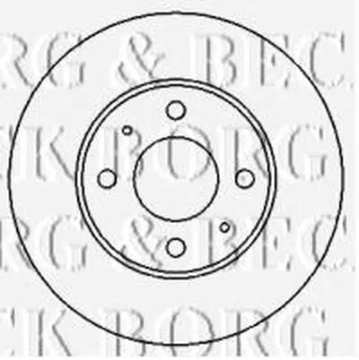 Тормозной диск BORG & BECK купить