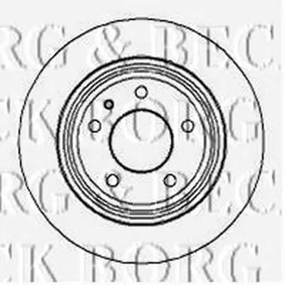 Тормозной диск BORG & BECK купить